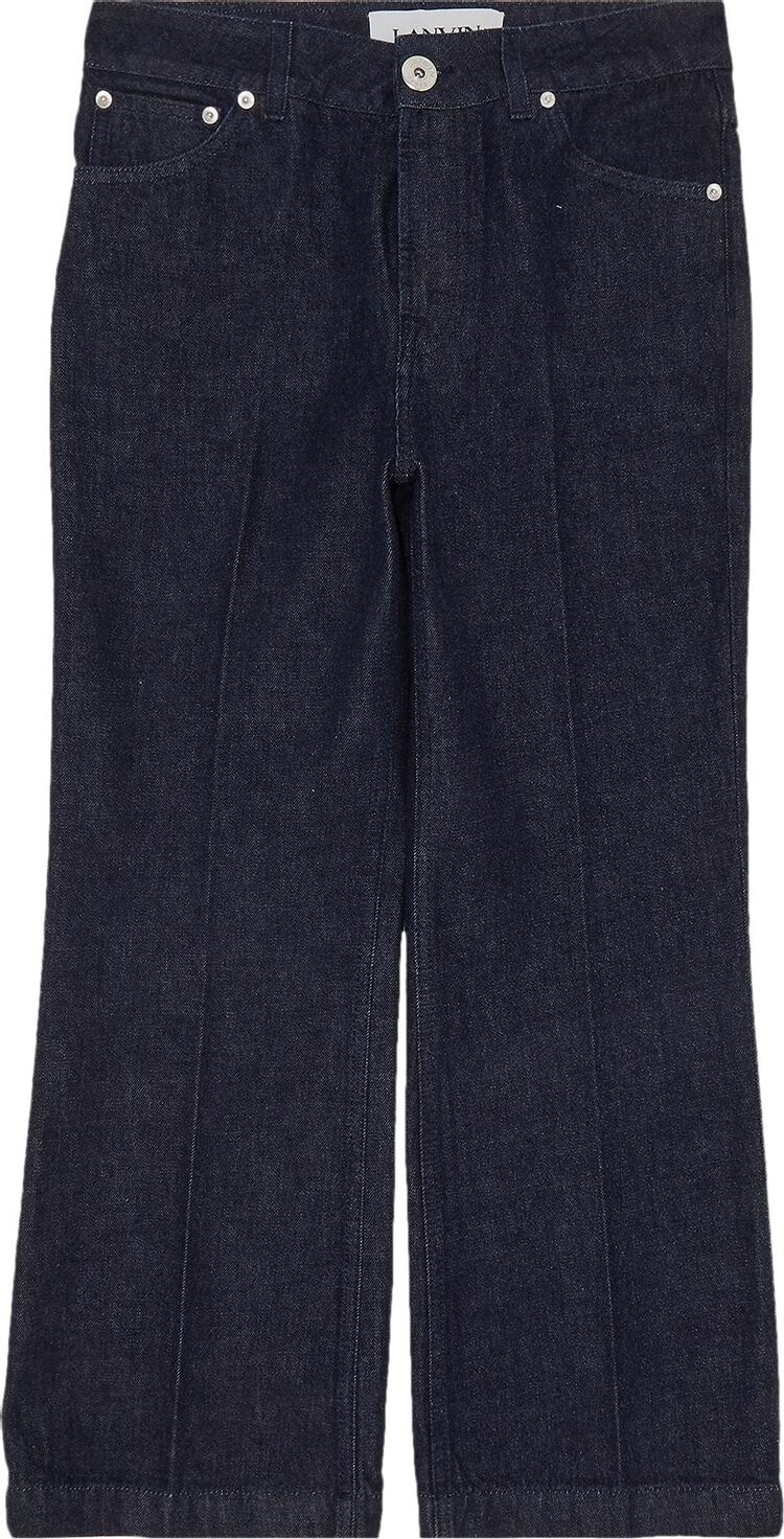 

Брюки Lanvin Flared Leg Pant Navy Blue, синий