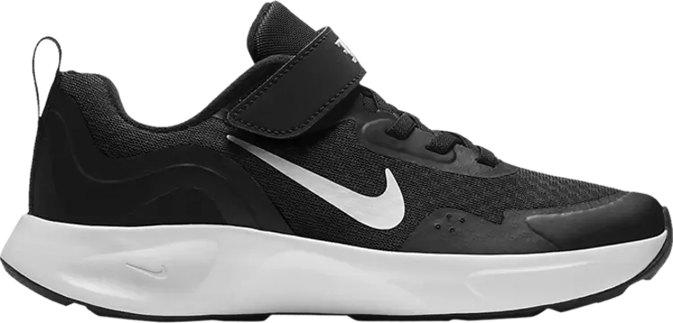

Кроссовки Nike Wearallday PS 'Black White', черный