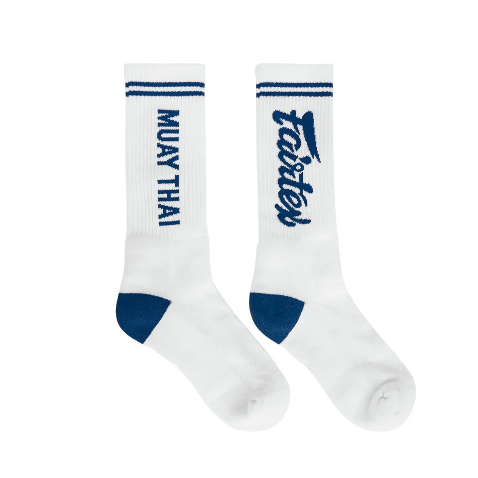 

Носки Fairtex SOCK1, размер US13-14, белый/синий