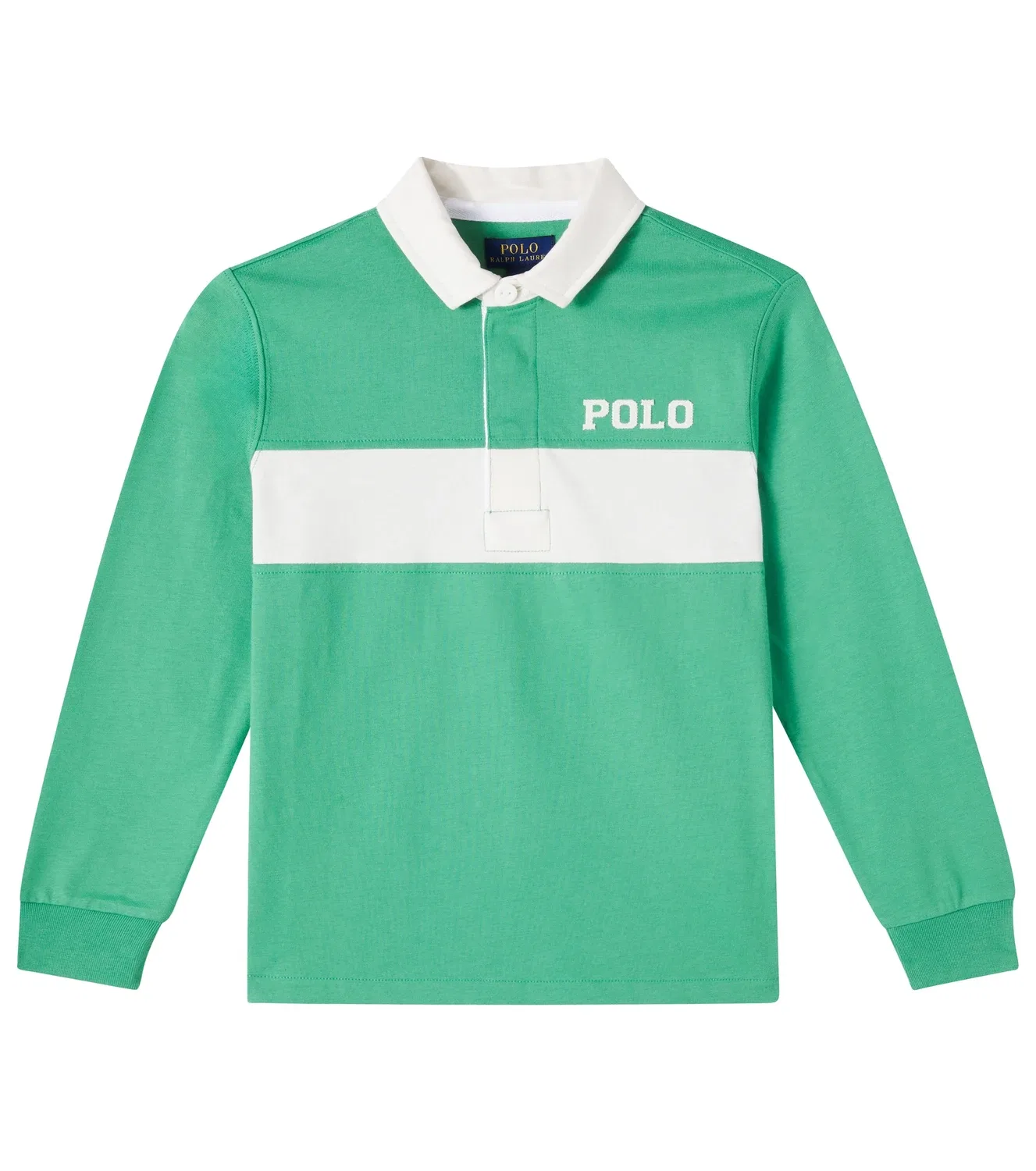 Поло-свитер хлопковый Polo Ralph Lauren Kids, зеленый