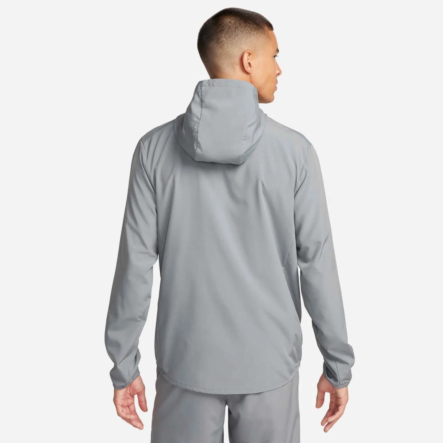 Мужская тренировочная куртка с капюшоном Nike, Smoke Grey/Reflective Silver — фото 2