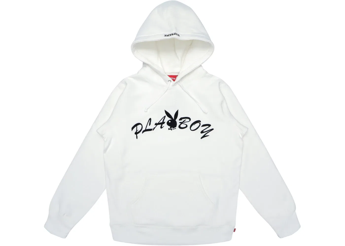 Мужская худи Supreme Playboy Sweatshirt (SS17), White