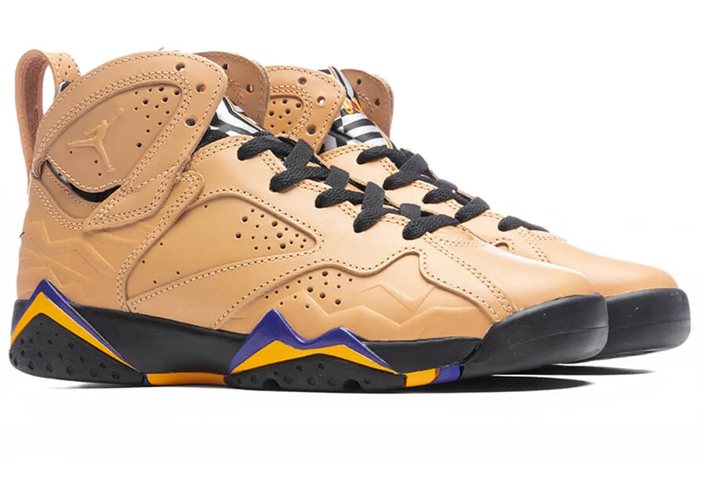 Детские кроссовки Lifestyle Jordan 7 Retro SE Jordan, Vachetta Tan/Black/Taxi/Dark Concord — фото 2