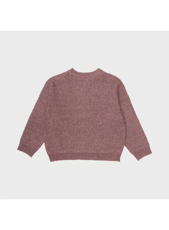 Свитер с длинным рукавом Zara, темно-серо-фиолетовый — фото 3