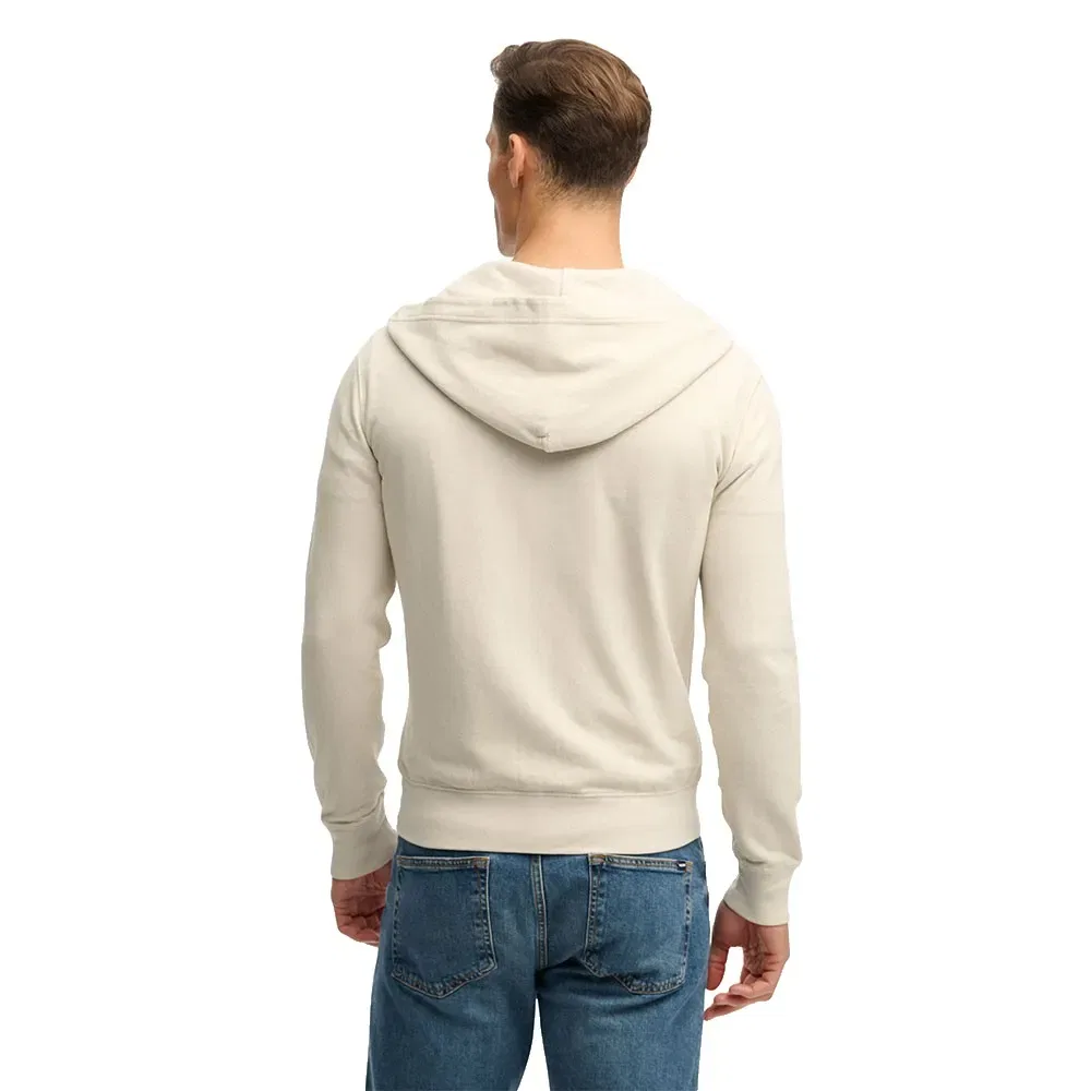 Худи на молнии Superdry Classic Essential, бежевый — фото 2