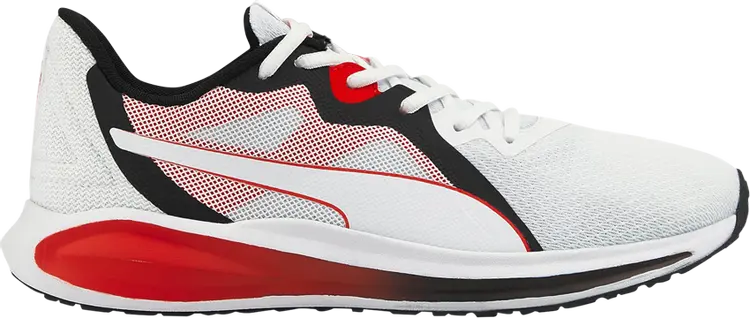 

Кроссовки Puma Twitch Runner White High Risk Red, белый