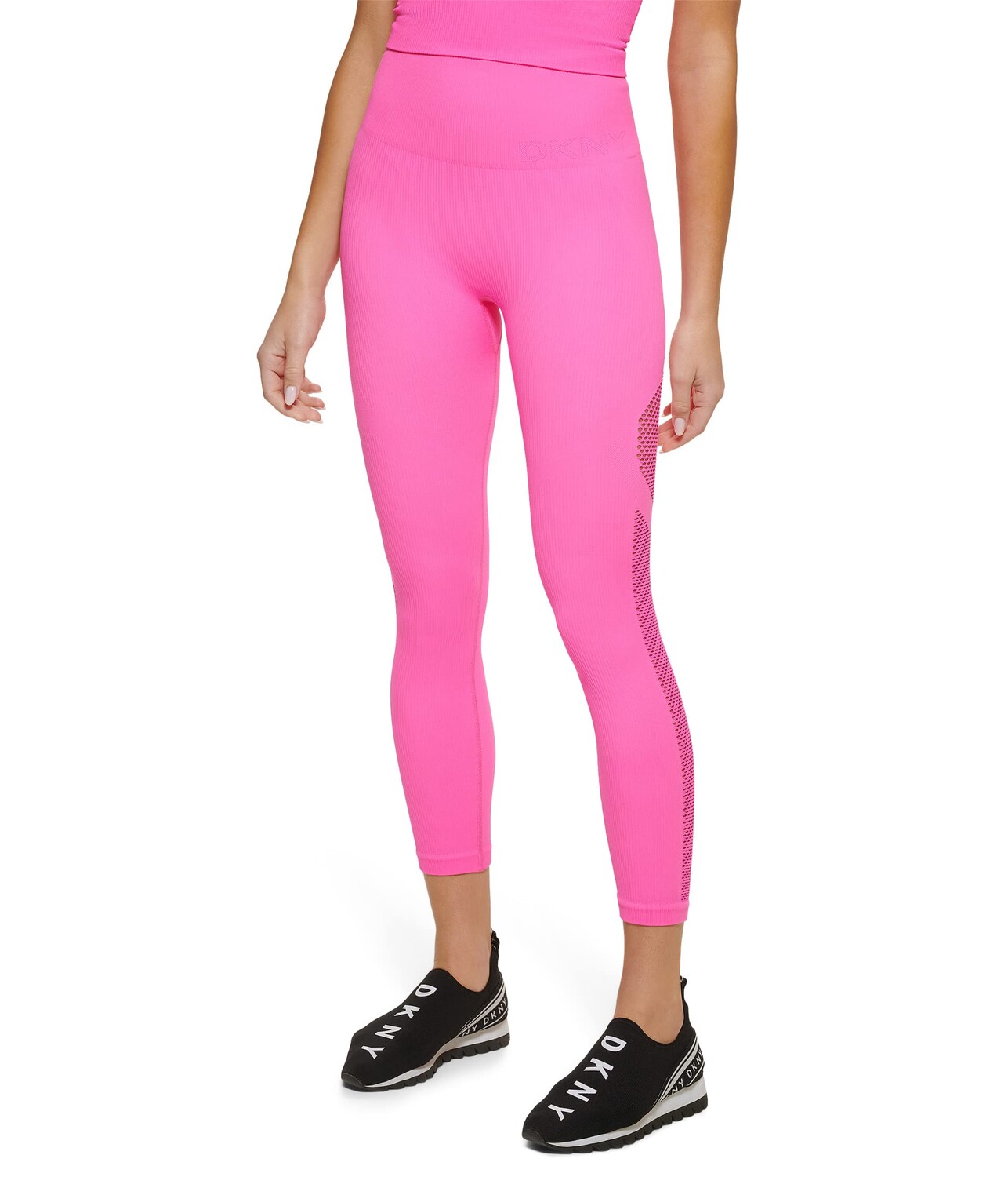 

Тайтсы DKNY, High-Waist 7/8 Rib Seamless Compress & Smooth Tights