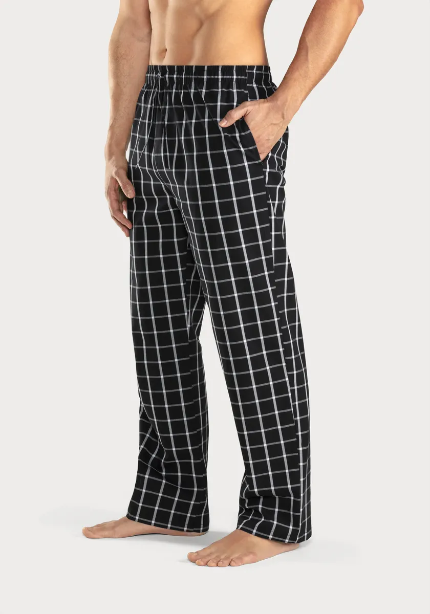 

Пижамные брюки AUTHENTIC LE JOGGER с боковыми карманами и завязками, черный