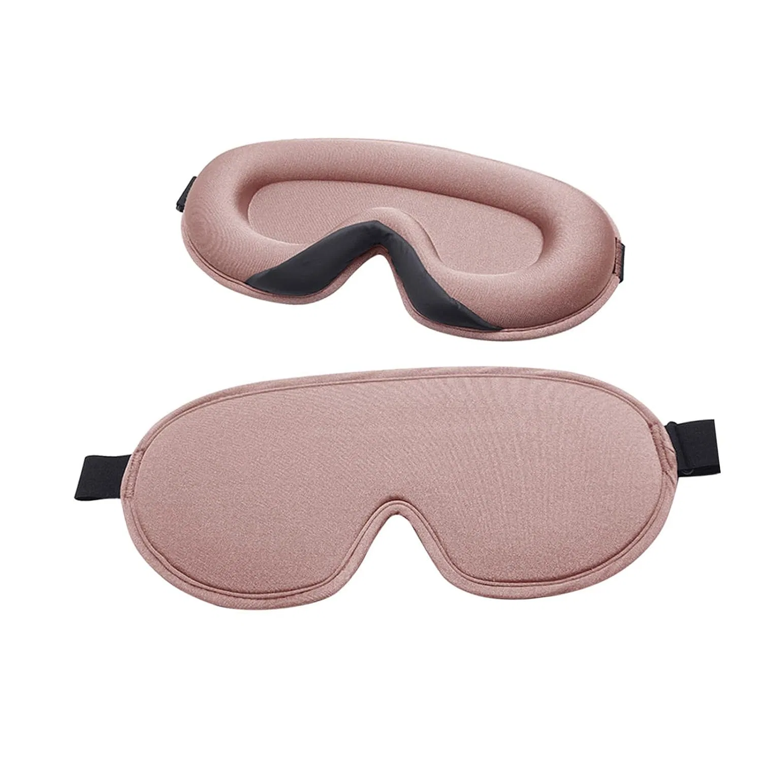 Сонная маска для глаз 3D, Memory Foam, регулируемый ремешок, Rose Gold Generisch