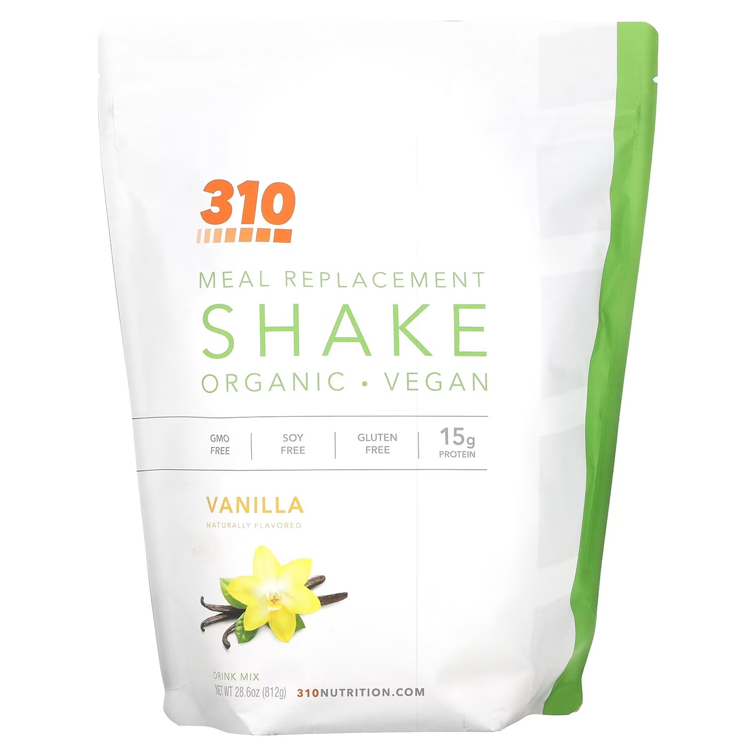 

Органический Заменитель Еды 310 Nutrition, ваниль, 812 г