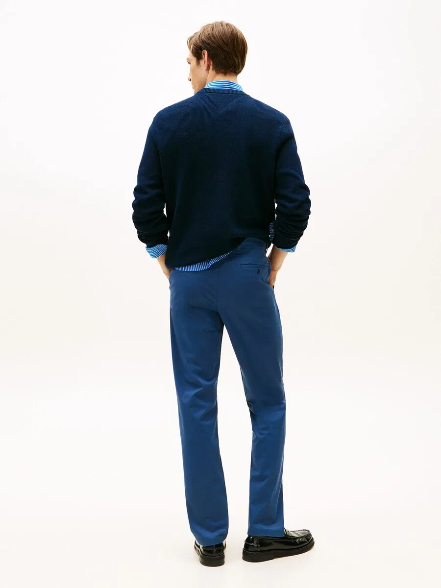 Брюки-чиносы TOMMY HILFIGER Regular 'Denton Straight' цвета индиго — фото 3