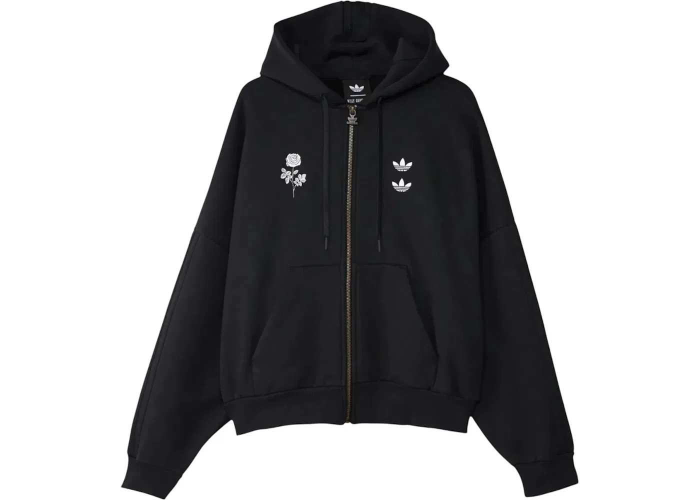 Мужская худи с молнией Adidas x Willy Chavarria Hoodie, Black