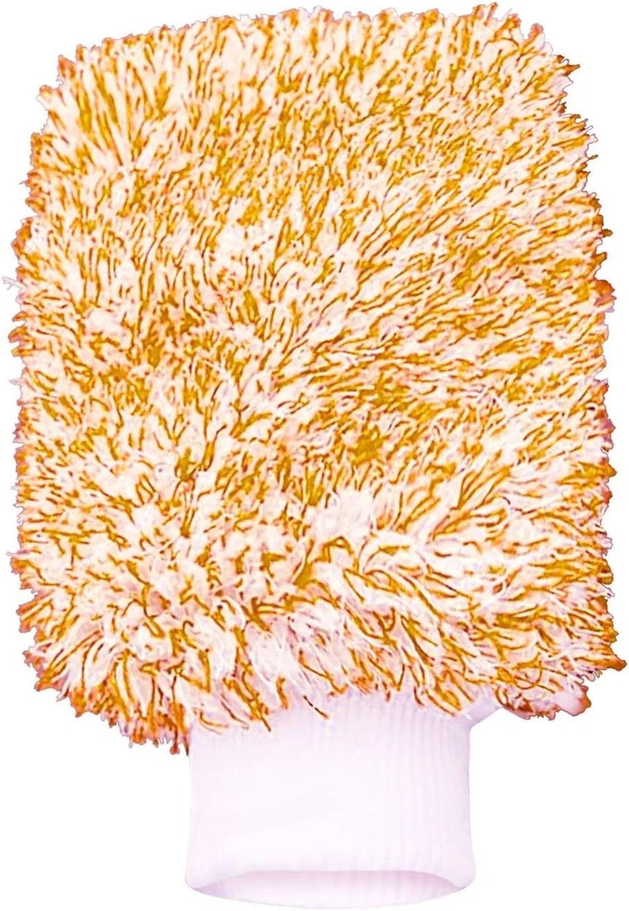 Перчатки для уборки из микрофибры BgnEhRfL, двойные, 23x16 см, Orange