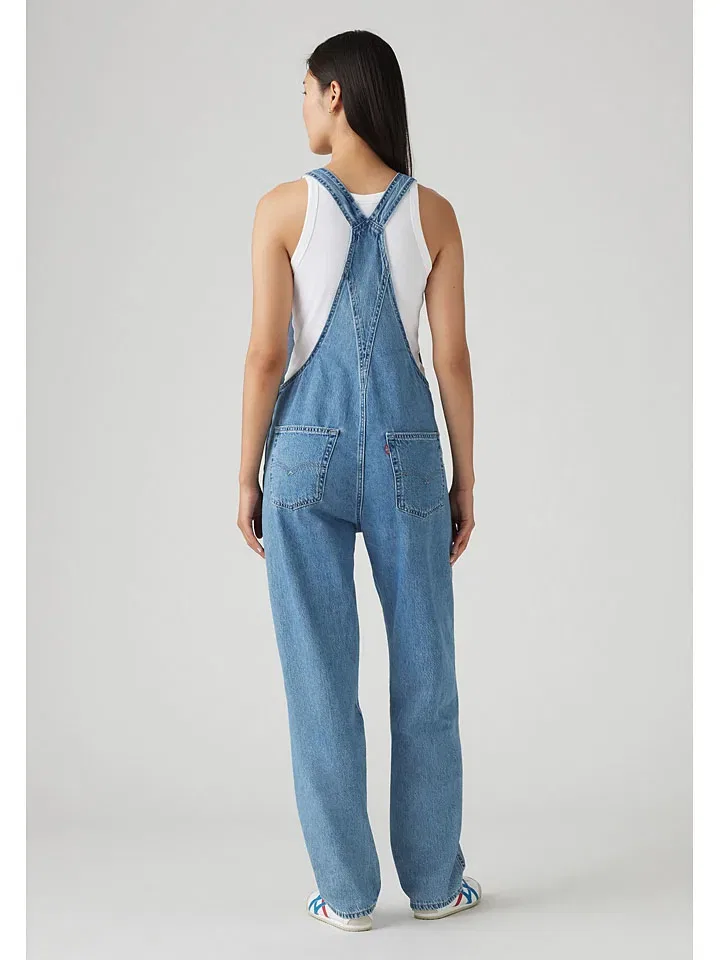 Женские джинсовые комбинезоны-латцхозе Levi's, Hellblau — фото 2