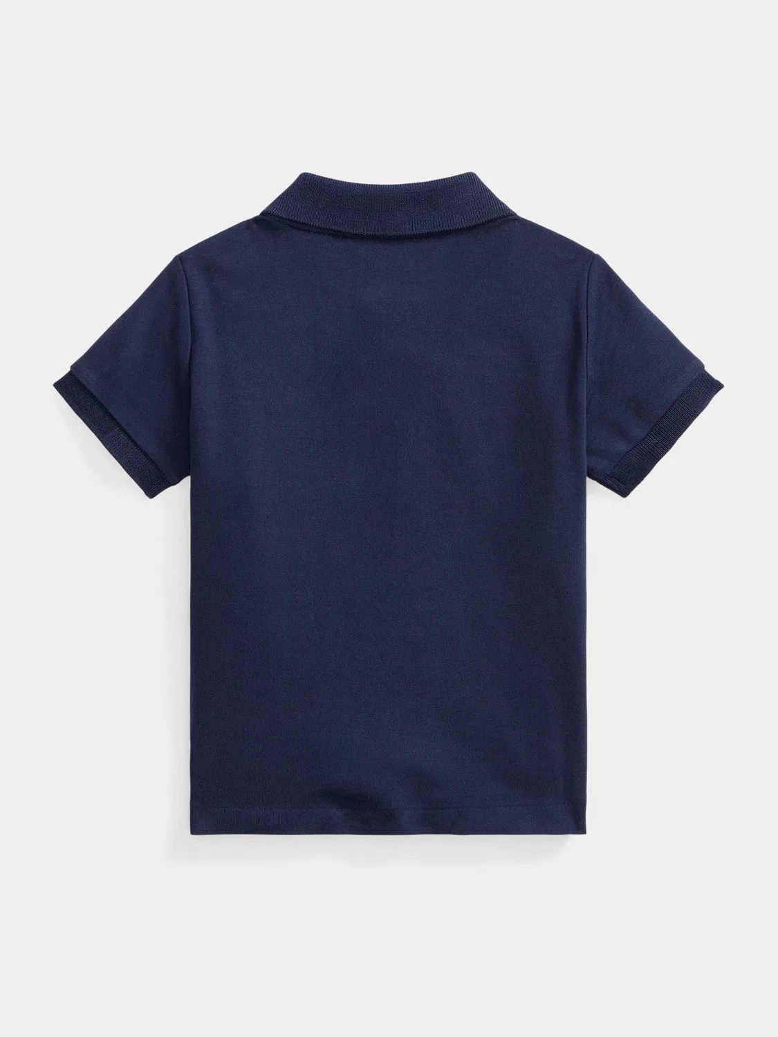 Футболка поло, хлопковый пике Polo Ralph Lauren, синяя — фото 2