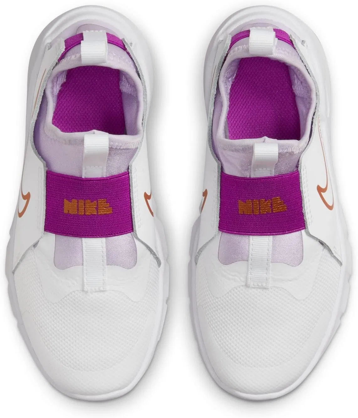 Детские кроссовки для девочек Flex Runner 2 Nike, White/Metallic Copper — фото 4