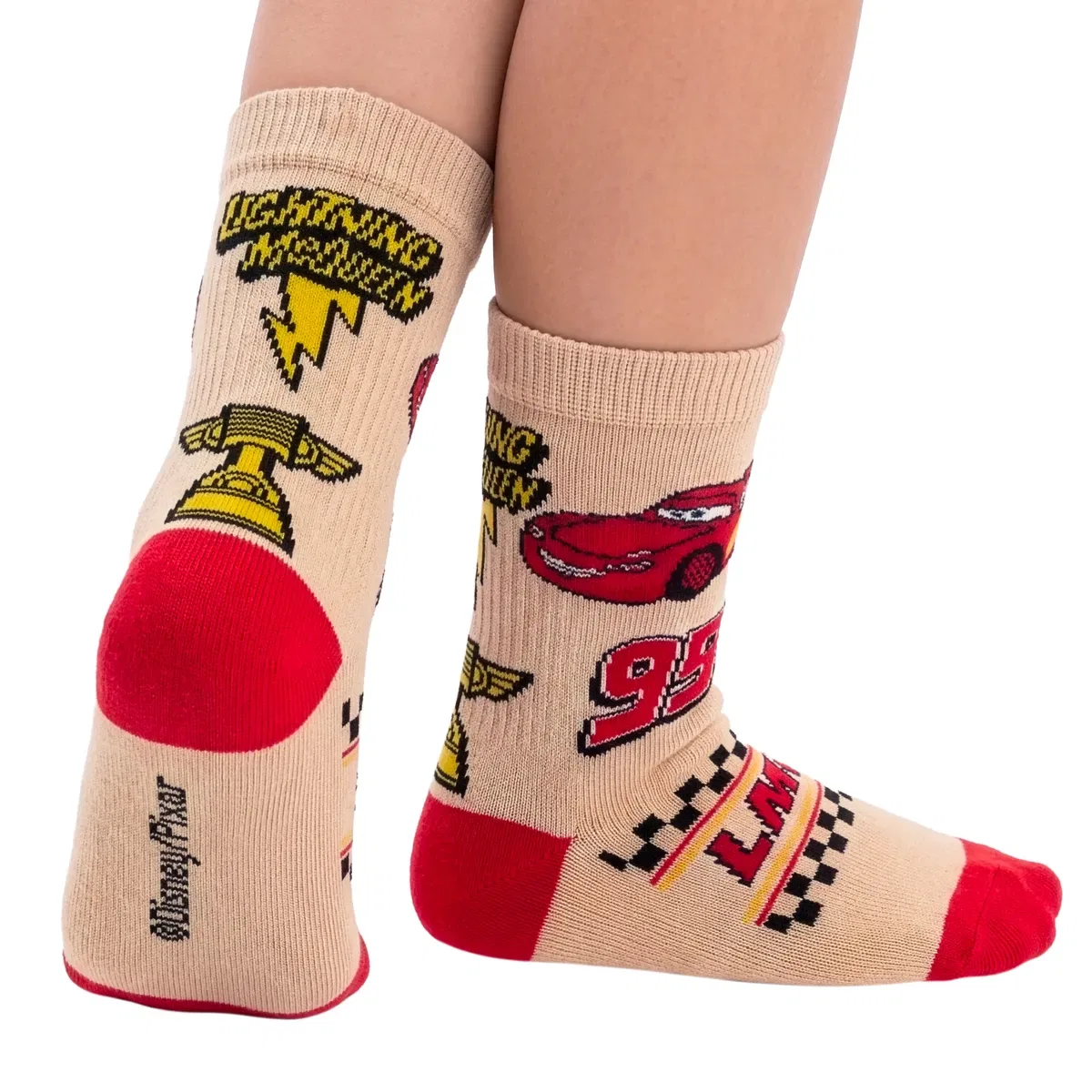 Детские носки с принтом Cars Lightning McQueen Disney, Multi — фото 2