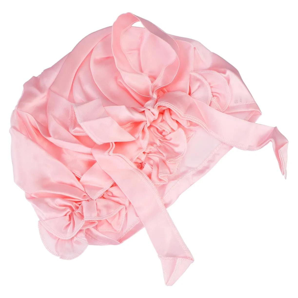 Шапочка для душа из шелка, IWOWHERO, 24x20 см, Light Pink