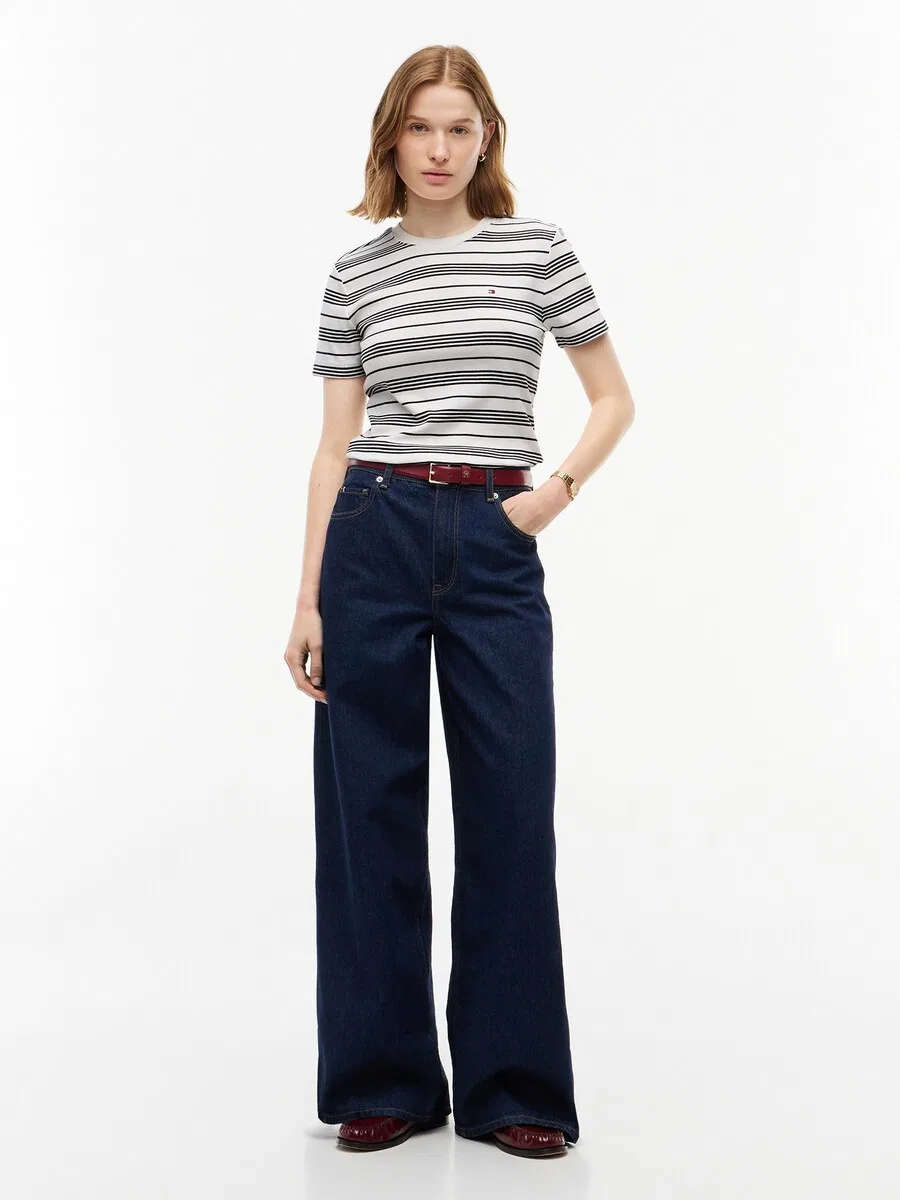 Футболка TOMMY HILFIGER Cody белого цвета — фото 4