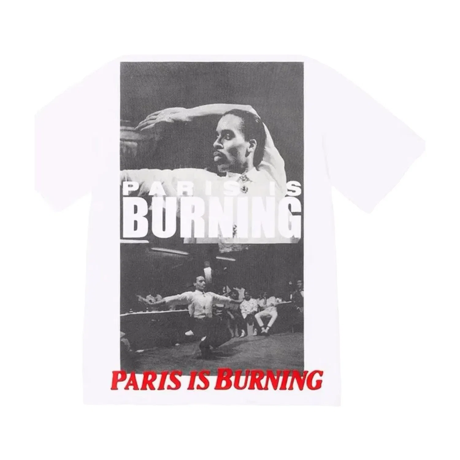 Мужская футболка с принтом Paris Is Burning Supreme, белый — фото 2