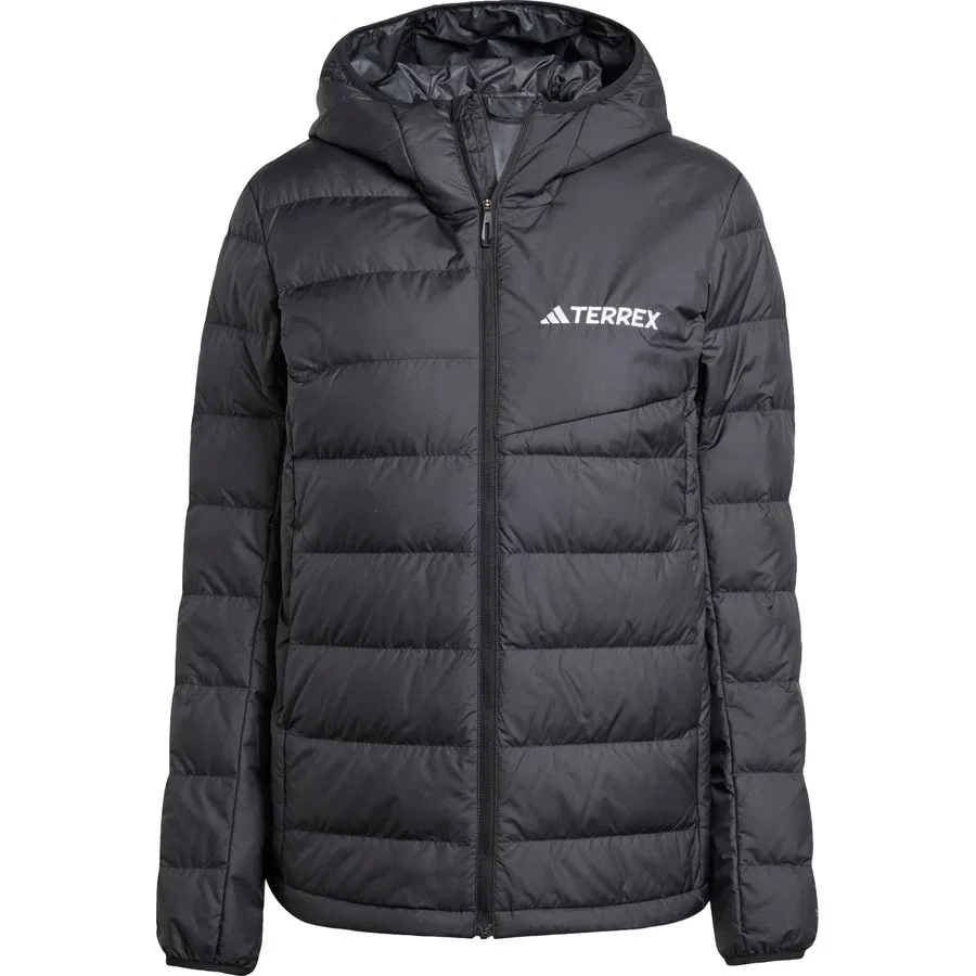 Утепленная куртка с капюшоном Terrex Multi Light Down ClimaWarm adidas, Черный — фото 3