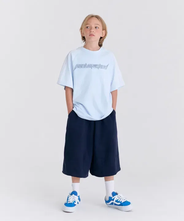 Детский спортивный костюм Racing Double Bermuda Ocelot Junior, синий/темно-синий