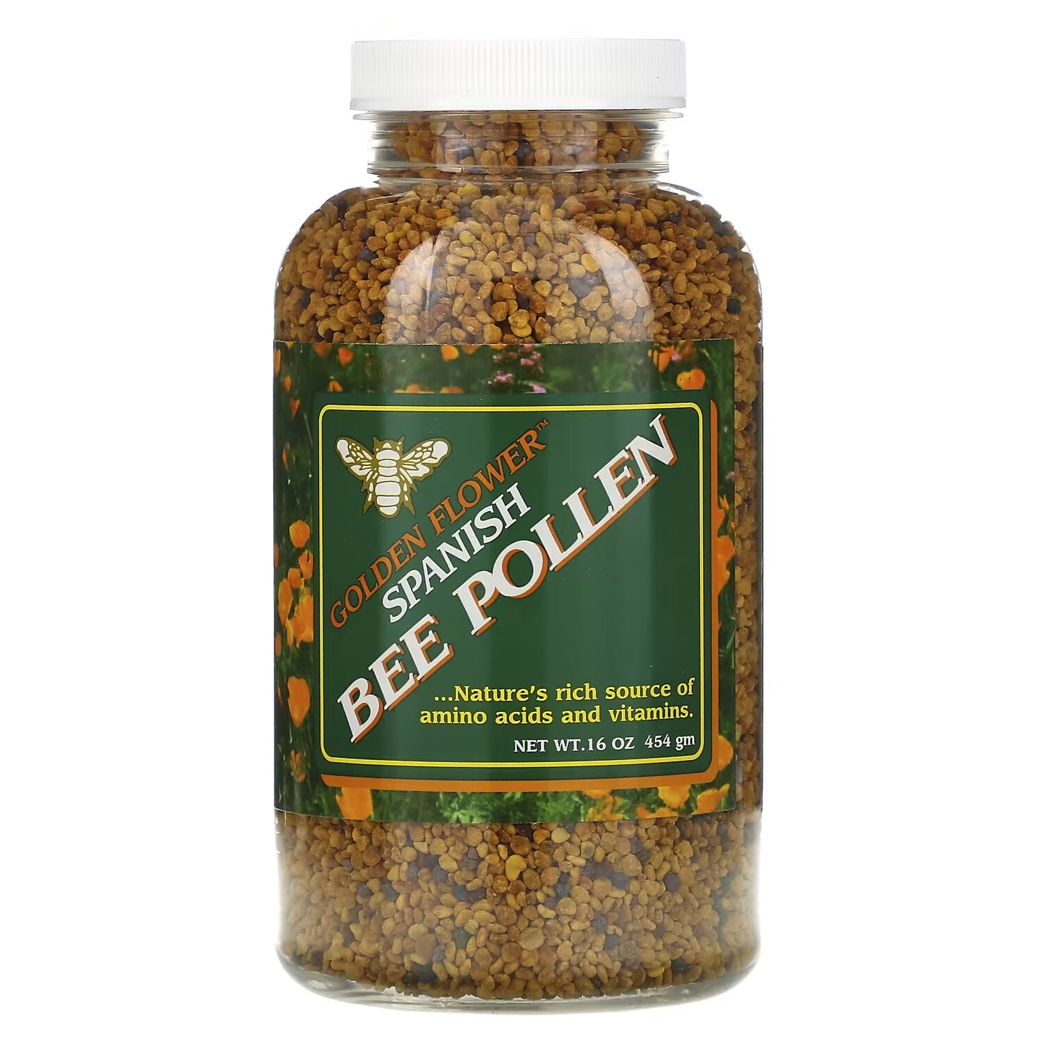 

Golden Flower испанская пчелиная пыльца, 454 г