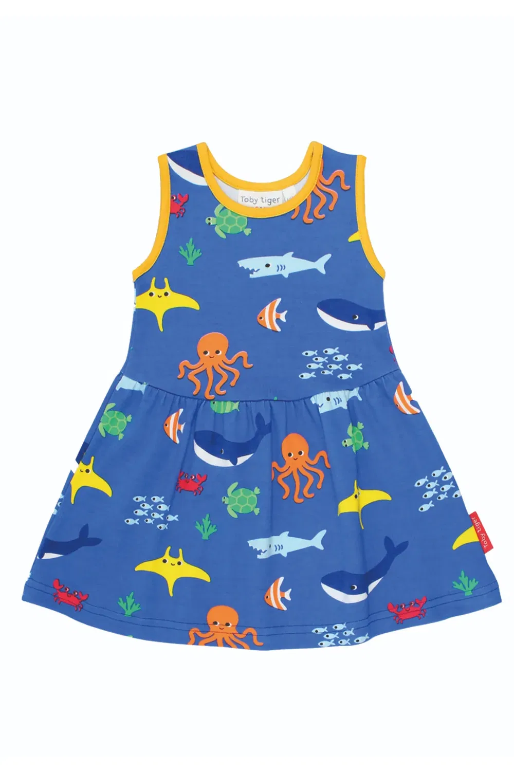 Платье летнее с принтом Sealife Toby Tiger, Multi