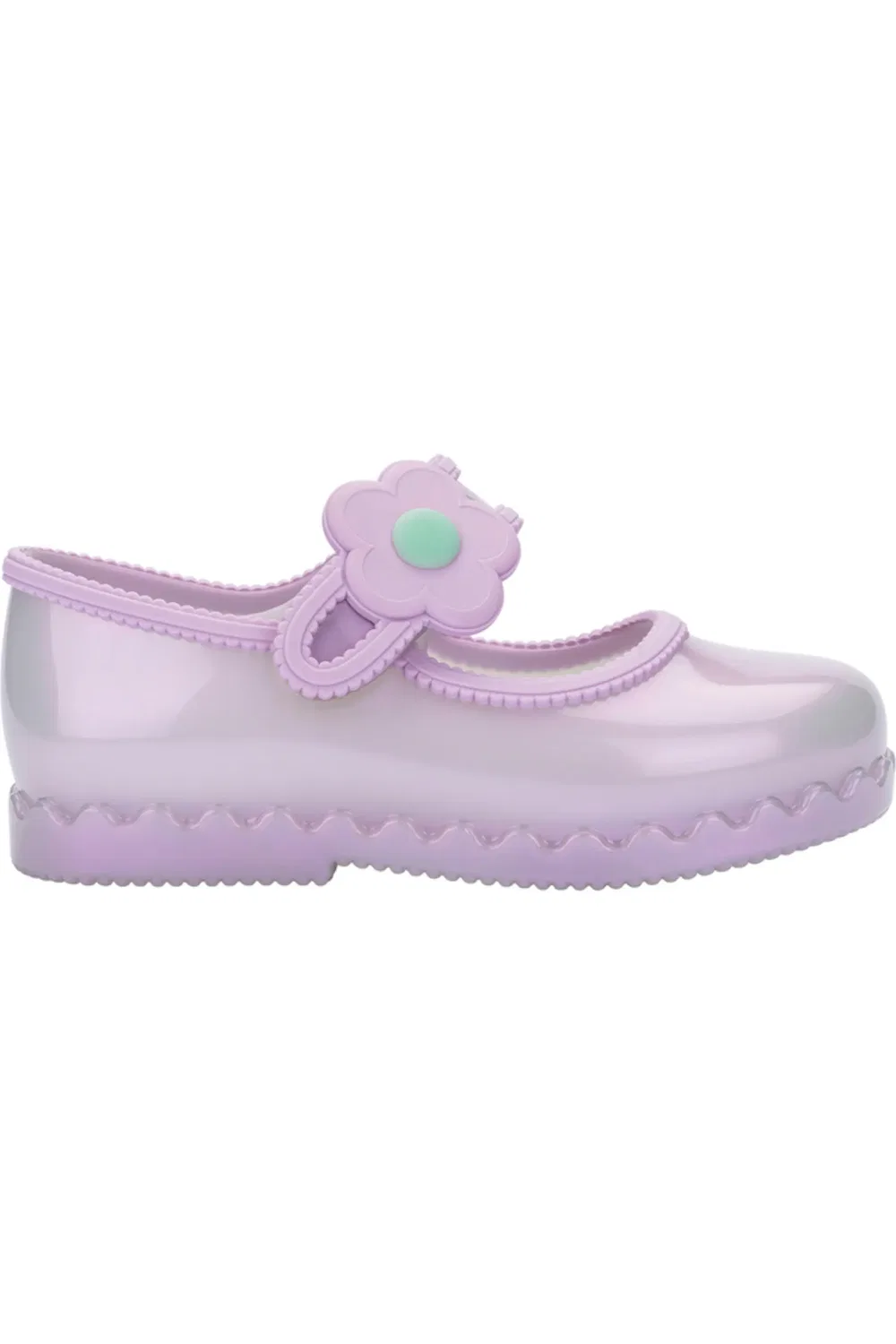 Детские туфли Мэри Джейн с фруктовым ароматом Hip Ballerina Mini Melissa, Pearly Lilac — фото 2