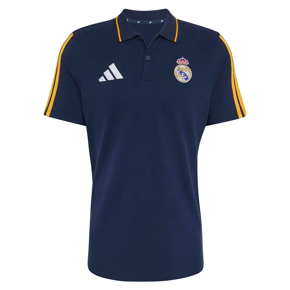 Мужское поло с коротким рукавом Real Madrid DNA Adidas, Blue — фото 3