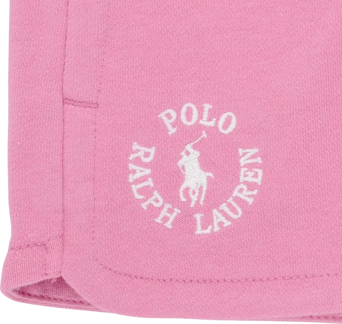 Шорты с вышитым логотипом Polo Ralph Lauren, Laguna Pink — фото 3