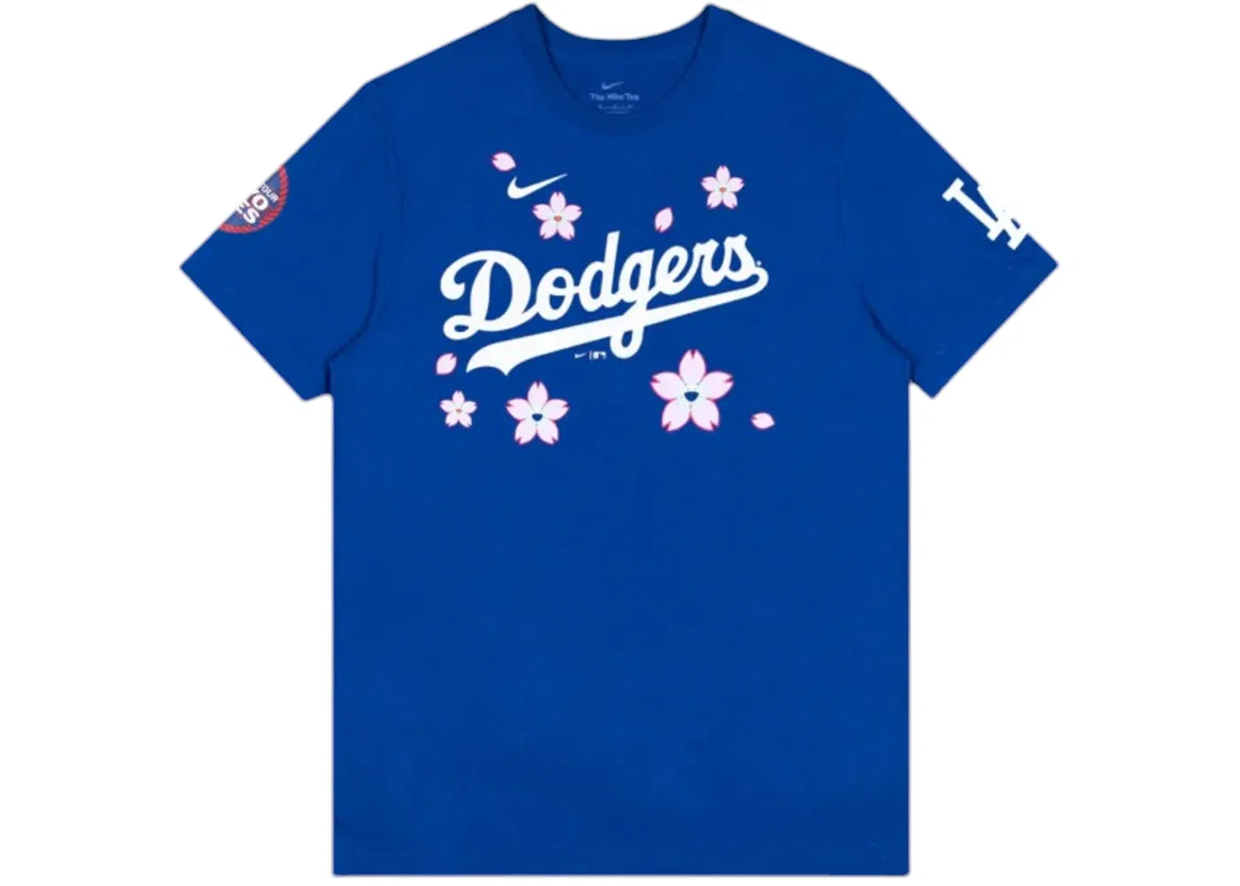 Мужская футболка с принтом Nike x Takashi Murakami x MLB World Tour Tokyo Series 2025 Freeman Dodgers S/S Tee, Blue