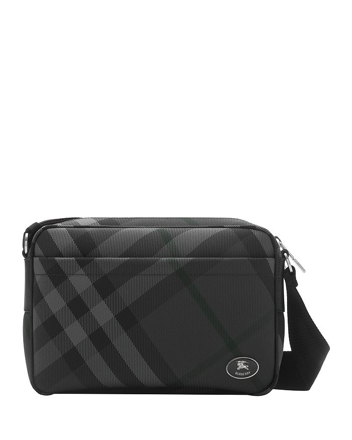 

Сумка кросс-боди Grid Check Slim Burberry, серый