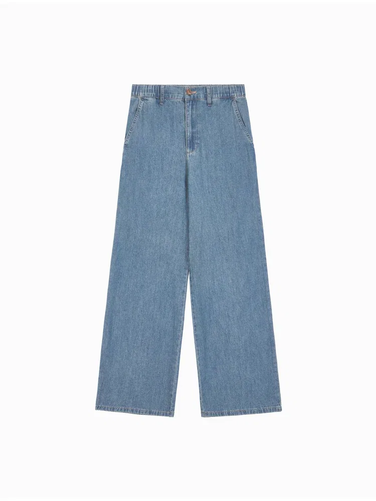 Широкие джинсы TOMMY HILFIGER, Blue