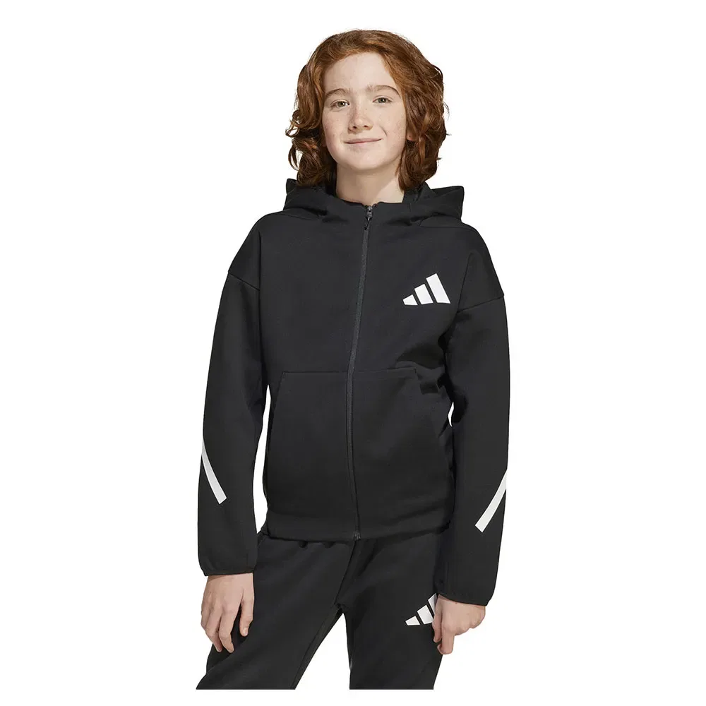 Детский свитшот с капюшоном Z.N.E. Adidas, Black