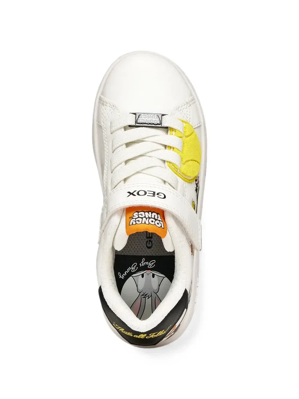 Кроссовки Geox Kids X Looney Tunes Eclyper, белый — фото 4