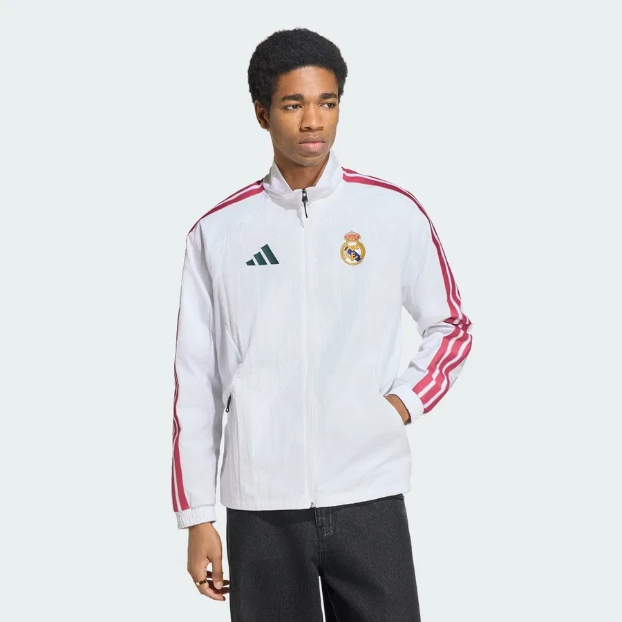 Куртка-антем Real Madrid Home Anthem Performance KV6723 adidas, Белый
