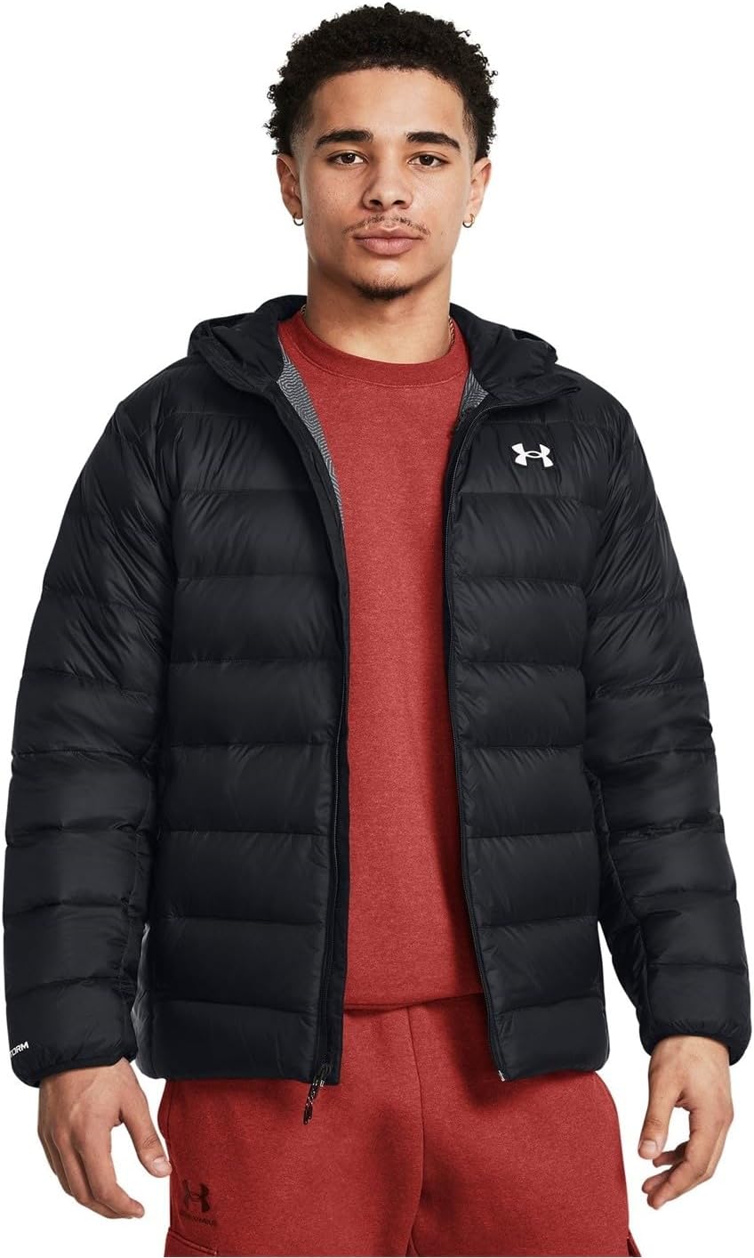 Куртка-пуховик Legend Down Hooded Jacket унисекс-взрослого возраста от Under Armour, Black — фото 2