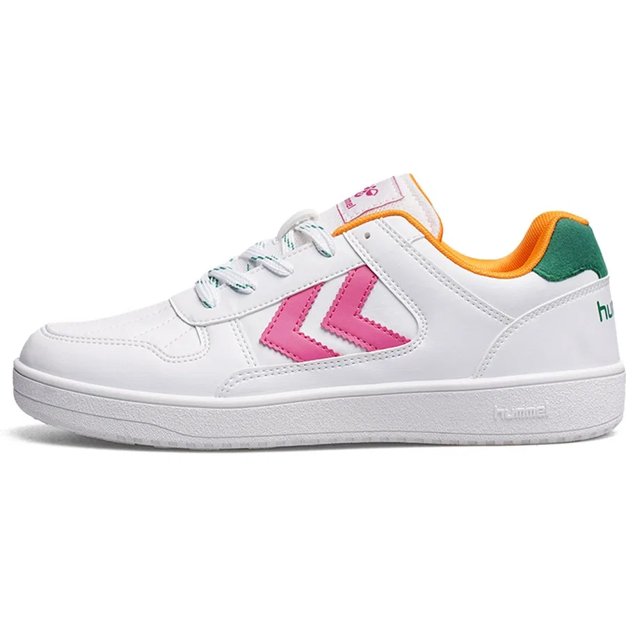 Кроссовки с шнуровкой из искусственной кожи Court 1990 Hummel, Бело-синий