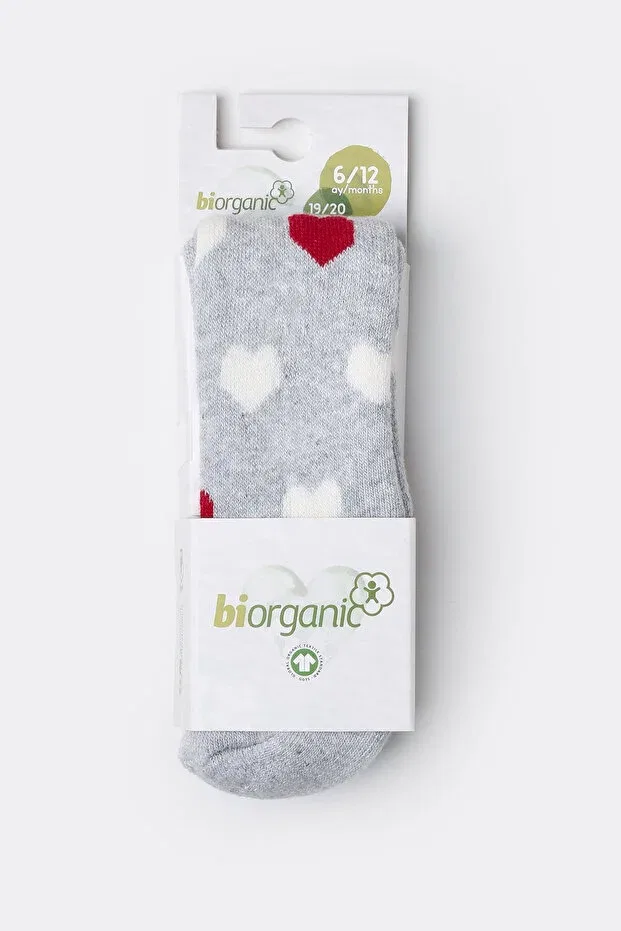 Детские колготки органические Biorganic, Gray