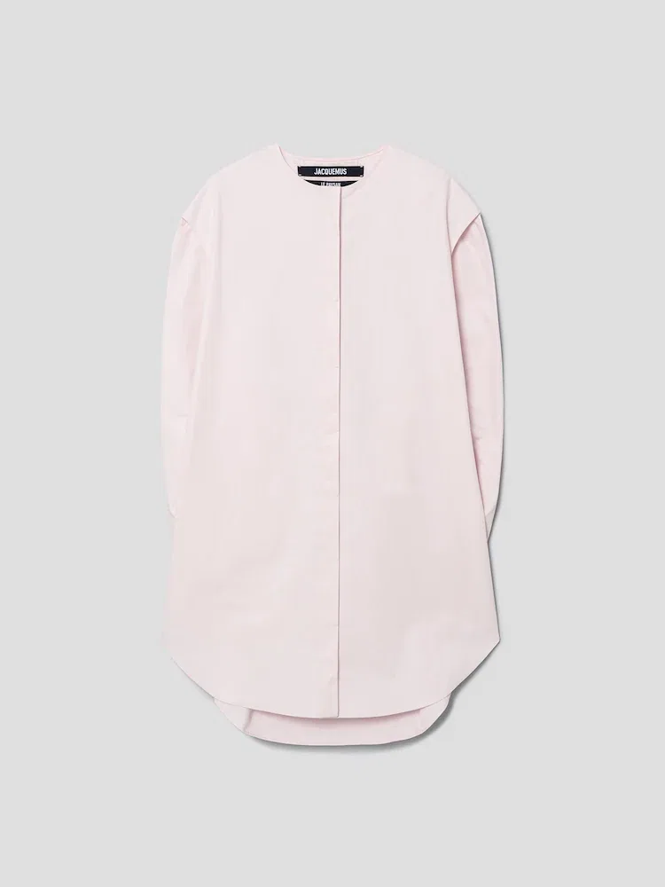 Платье-рубашка свободного кроя, Berlingot JACQUEMUS, Light Pink
