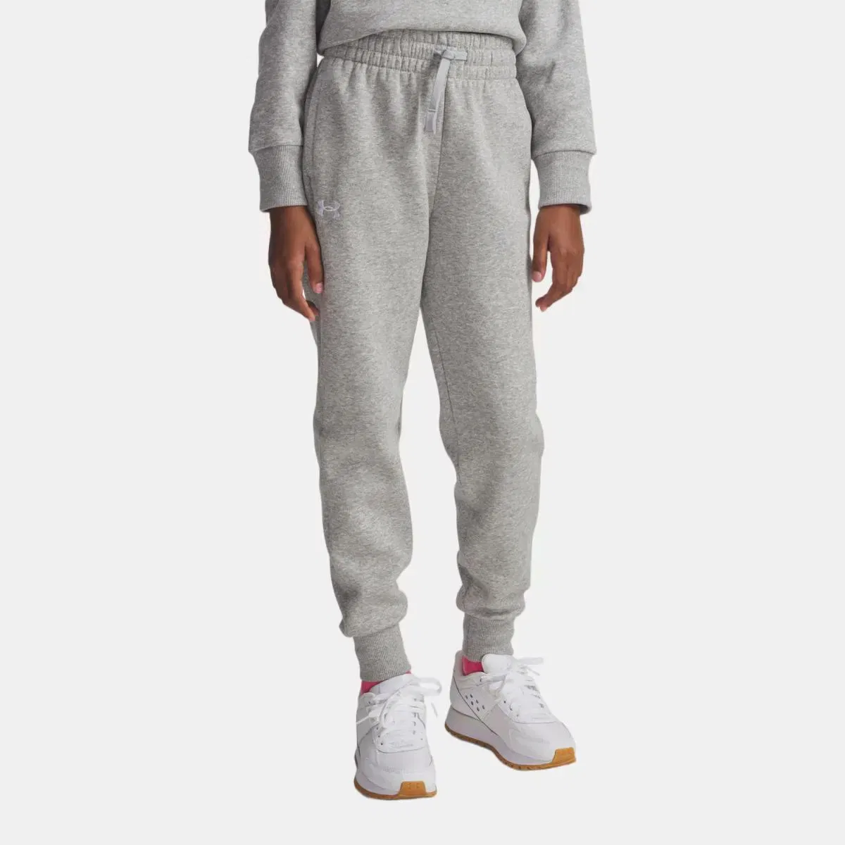Детские штаны для девочек из флиса Rival Fleece Under Armour, Серый