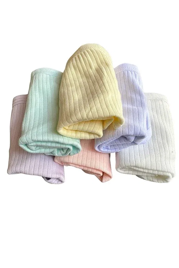 Детские боксеры для девочек хлопковые 6 предметов Dondeza, Pastel Color — фото 4