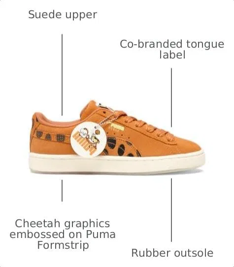 Детские кроссовки для мальчиков на шнуровке X Suede PUMA, Orange — фото 3
