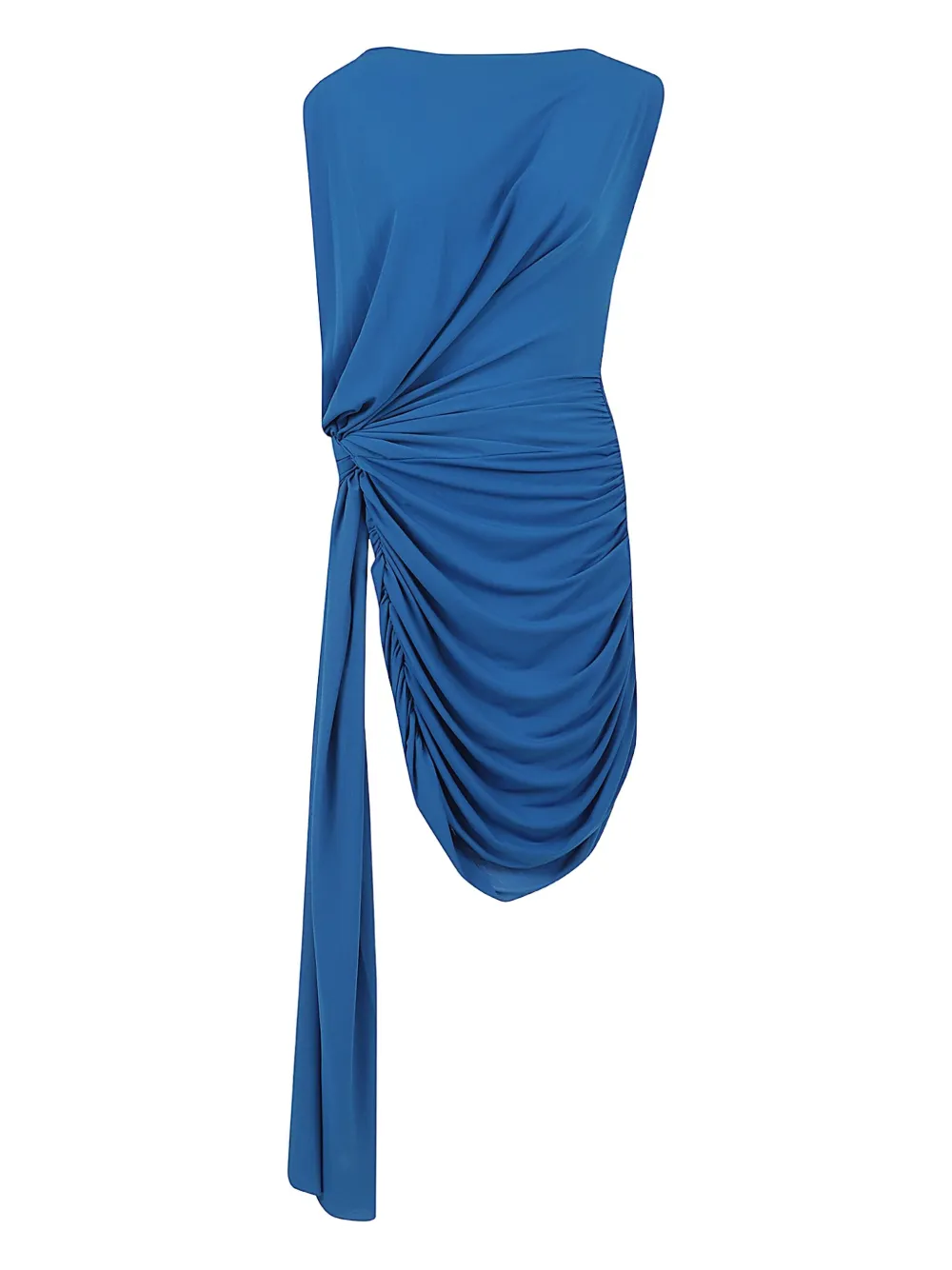 

Платье мини с драпировкой Alex Perry, синий
