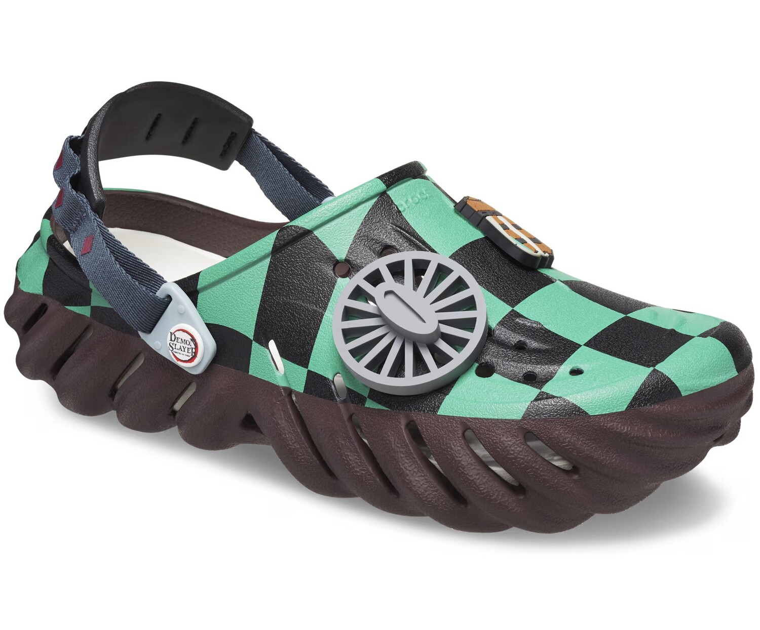 Сабо Crocs Demon Slayer - Tanjiro Echo, зеленый