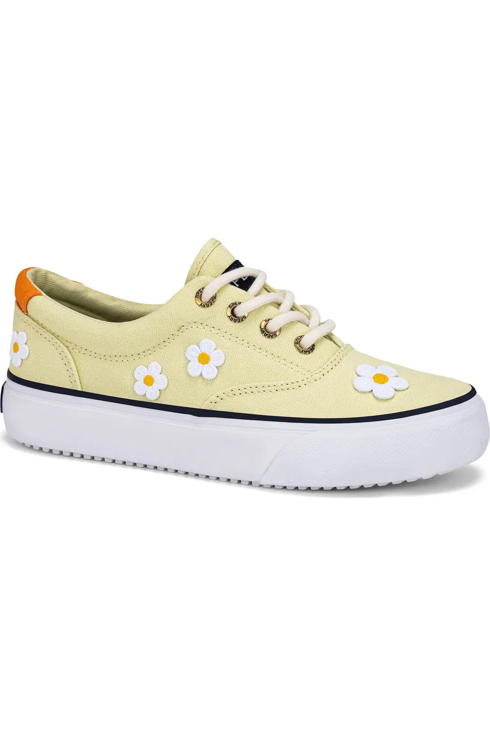 Детские кеды на платформе классические CVO Sperry, Lemon Delight