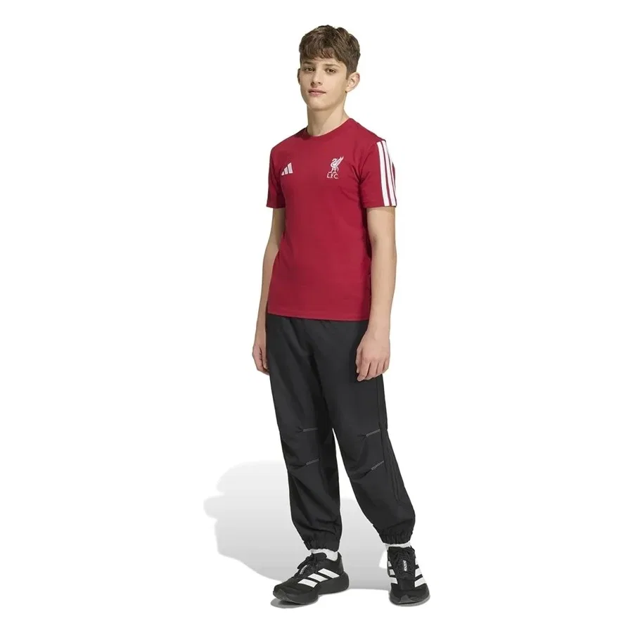 Детская футболка с длинным рукавом Lfc Kids Tee adidas, Бордовый — фото 4