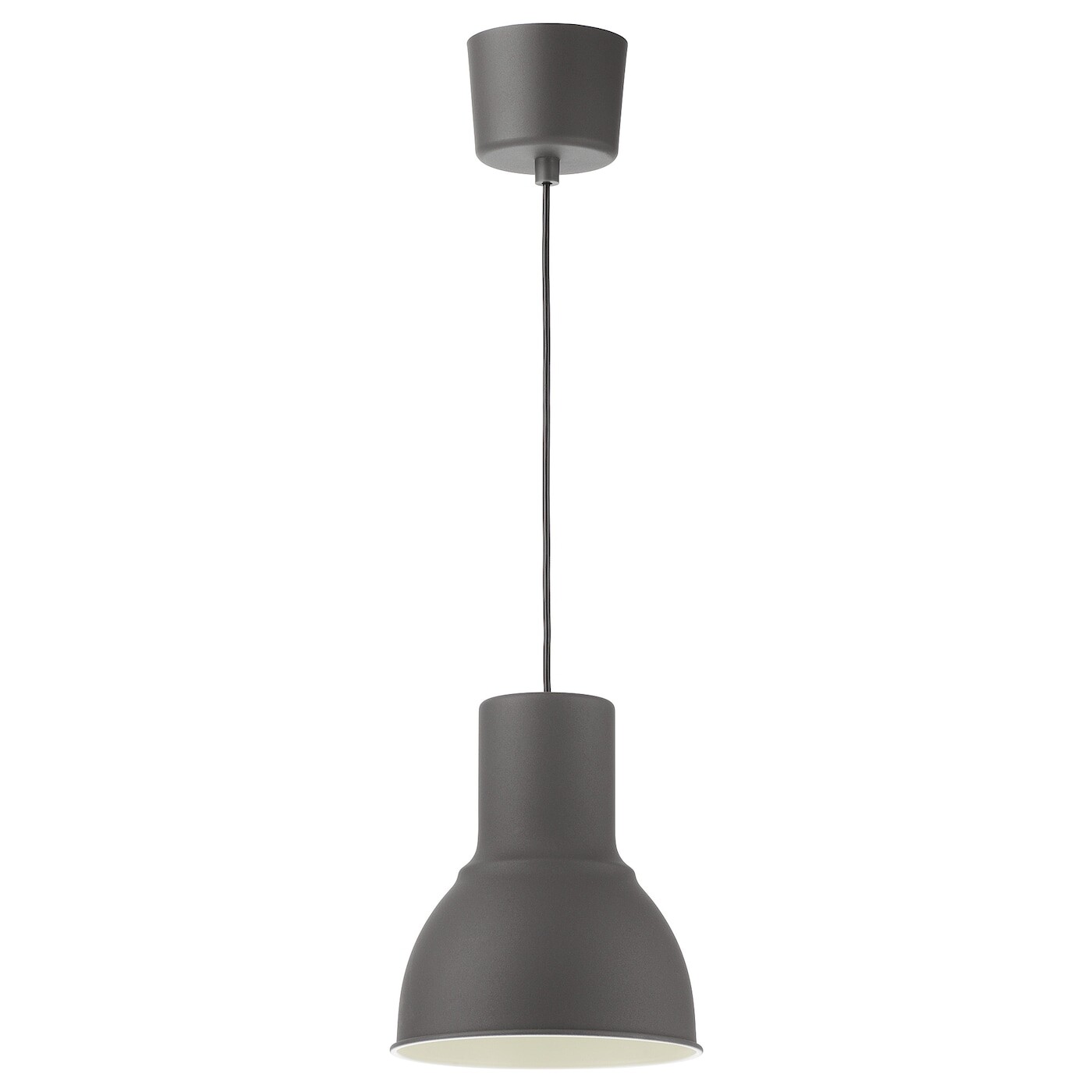 HEKTAR ХЕКТАР Подвесной светильник, темно-серый, 22 см IKEA