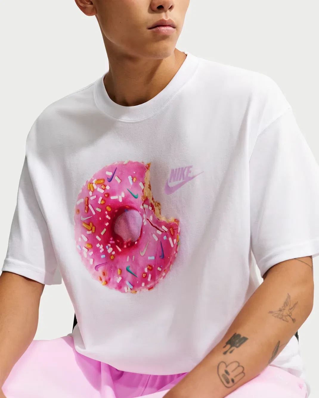 Мужская футболка Nike Sportswear "Donut", White — фото 3